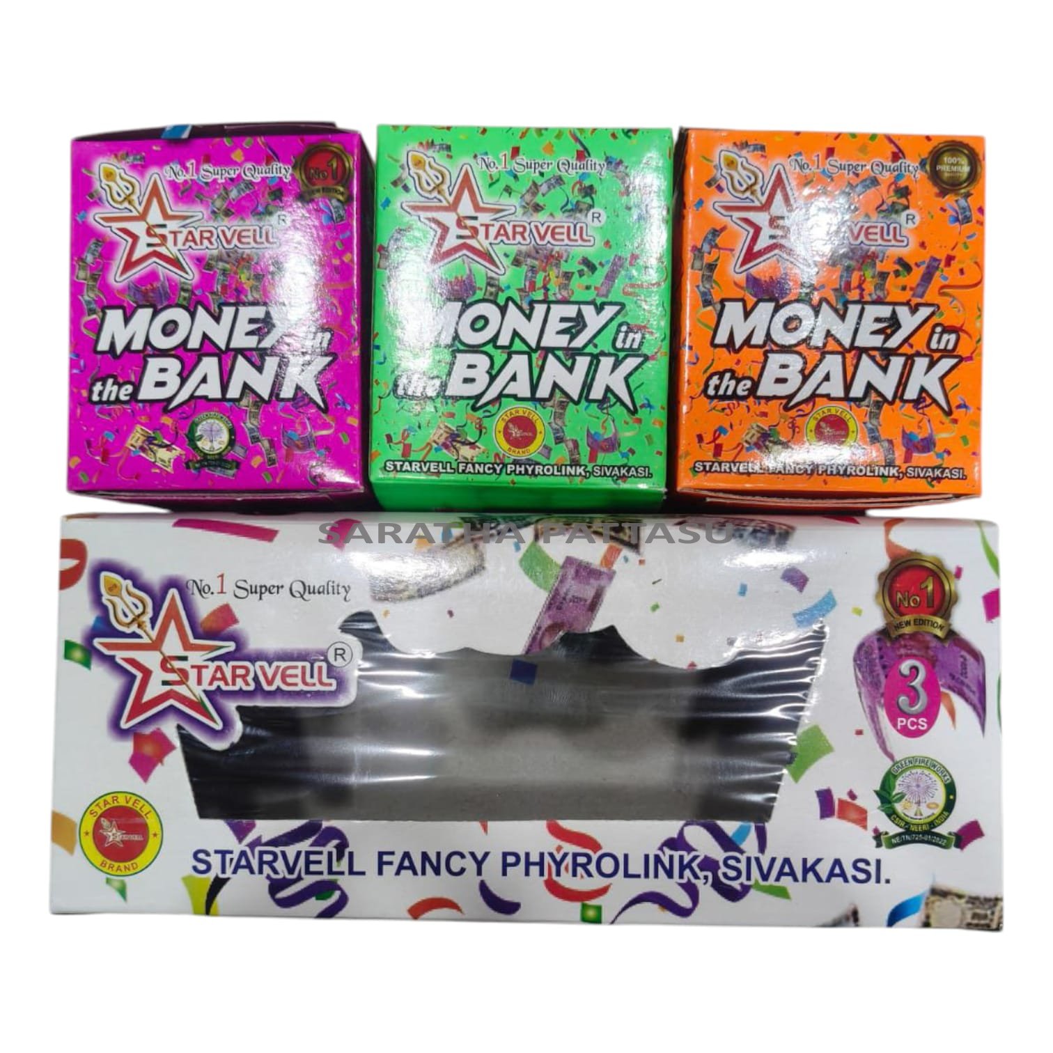 MONEY IN THE BANK ( 3 PCE )