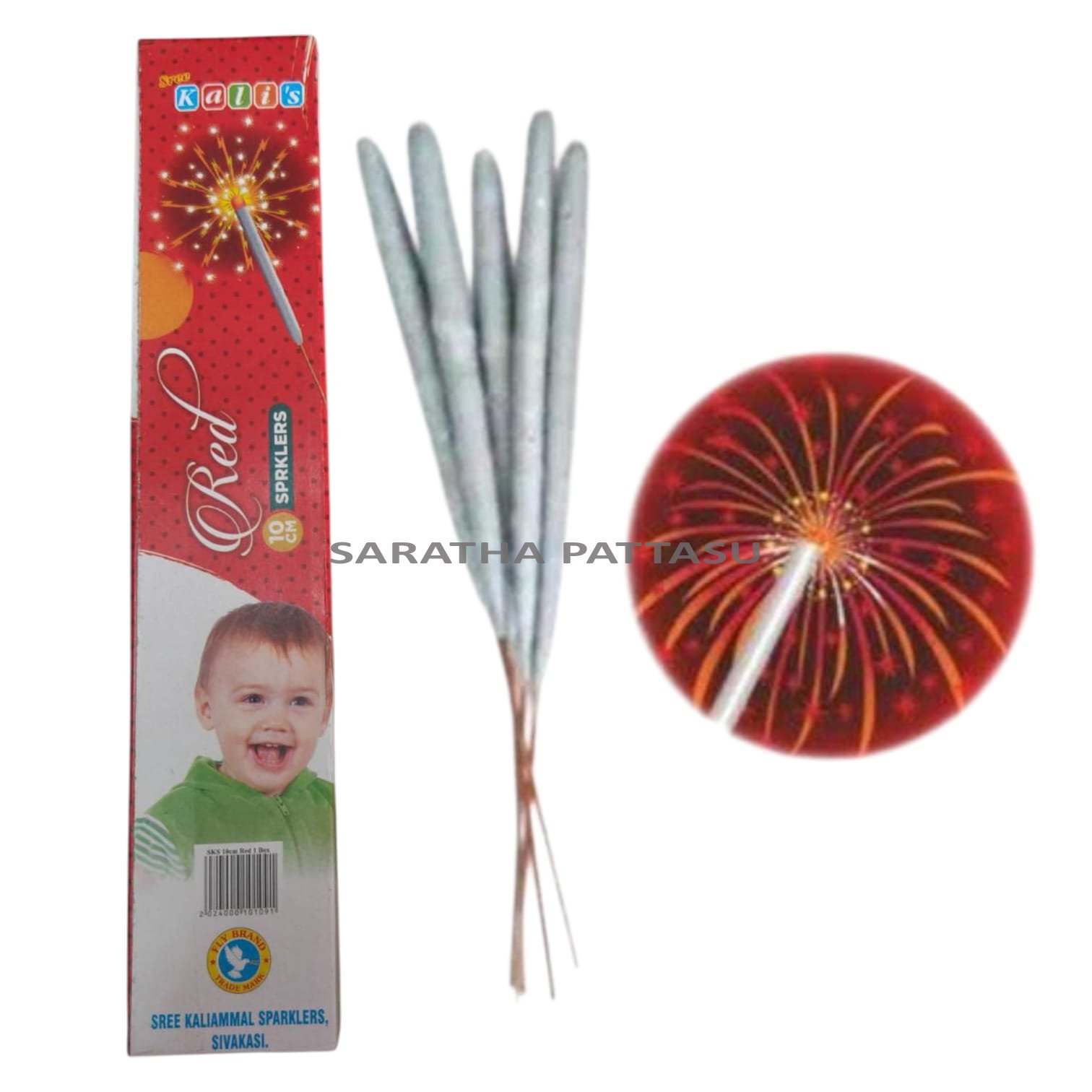 10 CM RED ( 10 PCE )