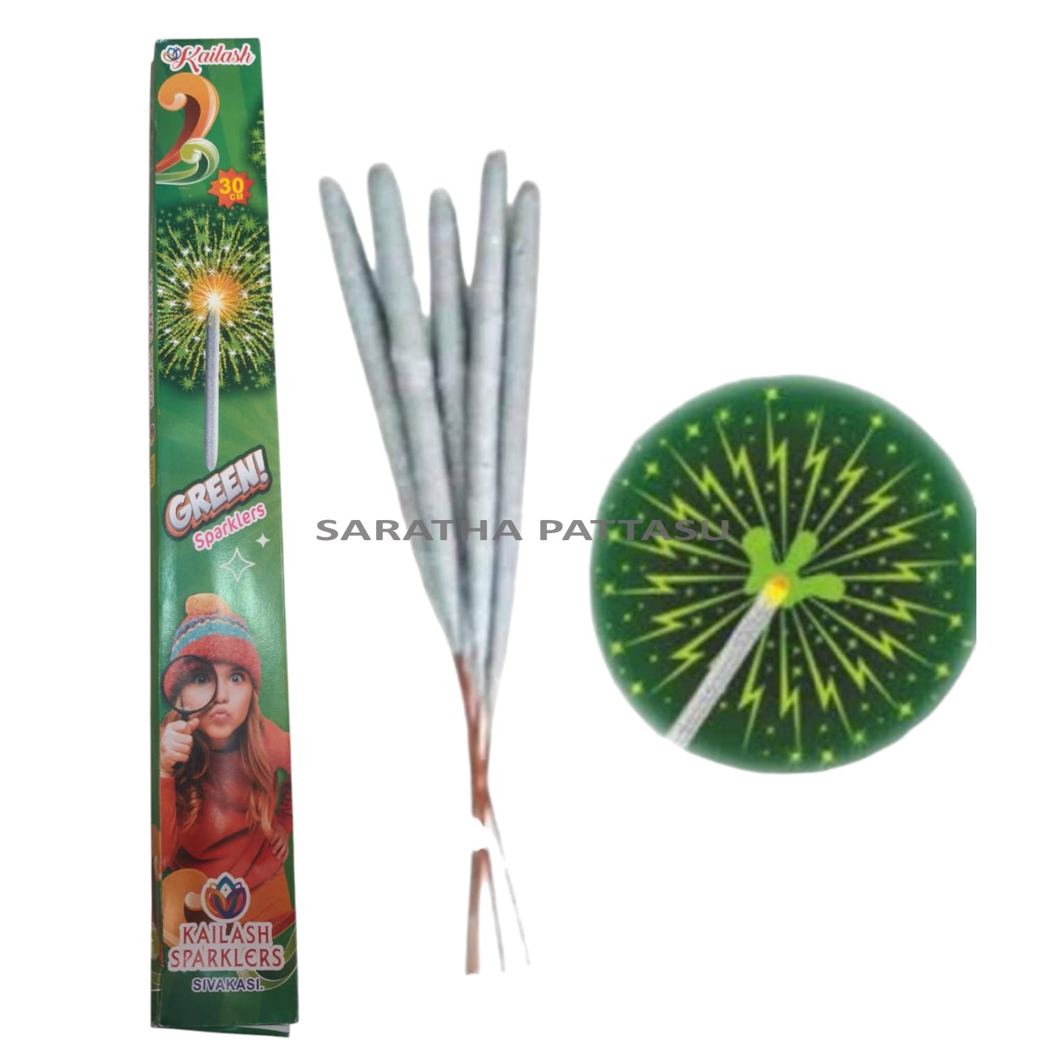 30 CM GREEN ( 5 PCE )